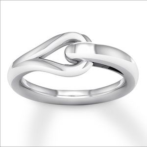 kay jewelers Knot ring in Sterling silver